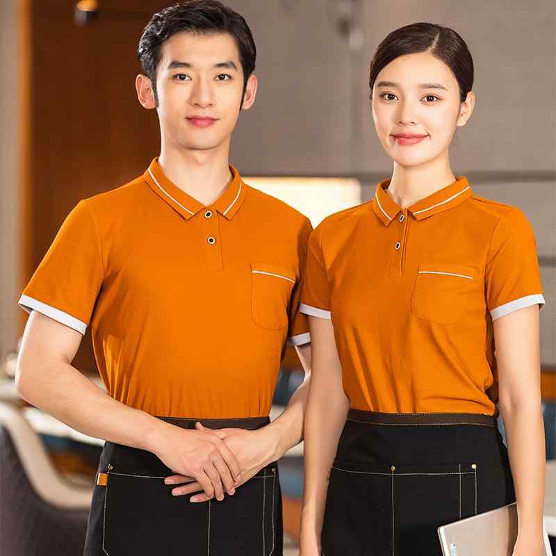 ユニフォーム 制服 作業着 おしゃれ ファッション ホテル ウェイター レディース 夏 レストラン ケータリング カフェ トップス 大きめサイズ ポリエステル