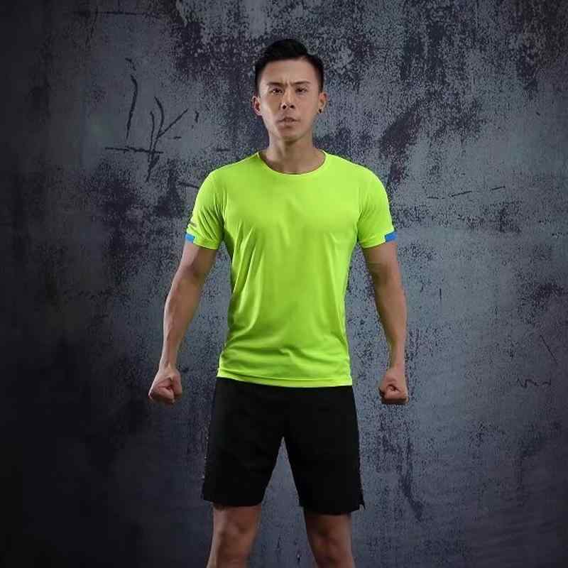 スタッフ ユニフォーム 制服 速乾 ラウンドネック 半袖 Tシャツ 屋外 開発 チーム 夏