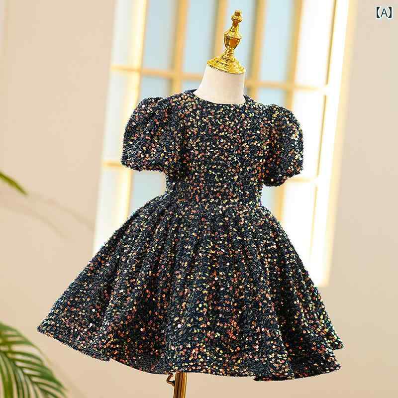 発表会 ドレス 子供 誕生日 ドレス 西洋風 女の子 コスチューム プリンセス 夏 パフォーマンス 衣装