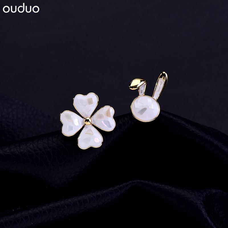 レディース ブローチ 入学式 セレモニー アクセサリー シェル ピース 愛 四つ葉 クローバー 露出防止 バックル 夏 Vネック 小さめ ブローチ かわいい バニー バッジ