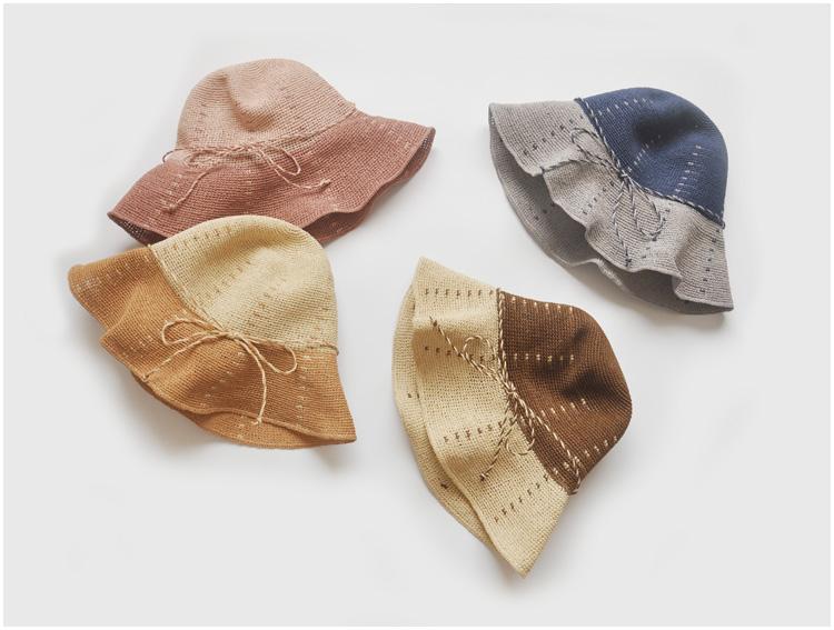 帽子 レディース ファッション アクセサリー 雑貨 レディース 手編み 麦わら 帽子 夏 韓国 ドット サン..