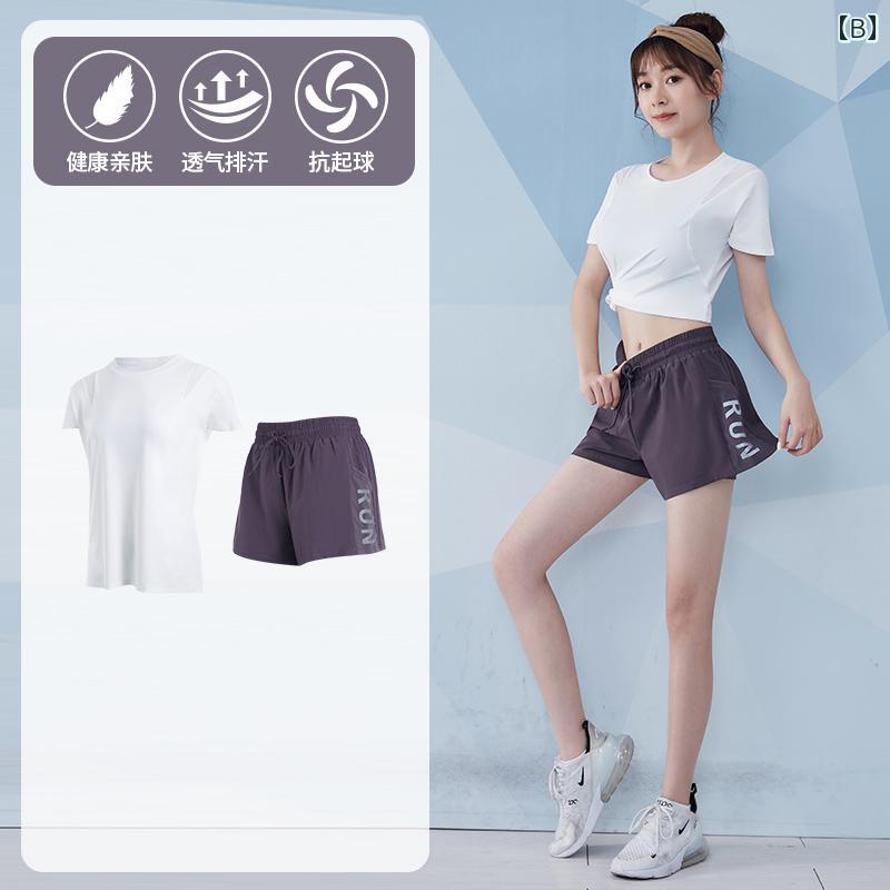 フィットネス パンツ レディース スポーツ トレーニング ウェア ジム ファッション レディース 夏 薄手 ランニング ゆったり ショート パンツ ヨガ セットアップ