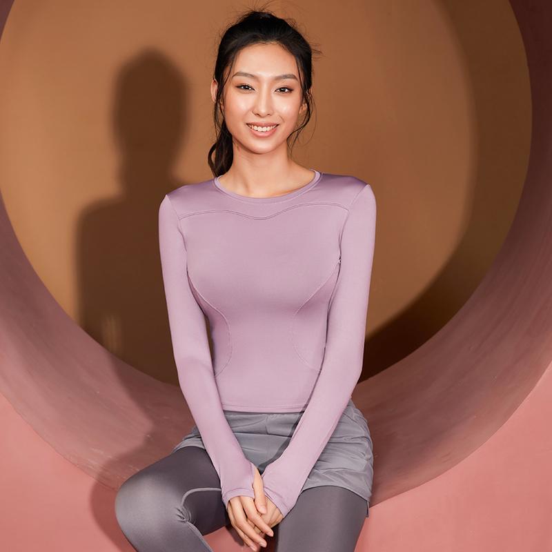 レディース 仕様 ヨガ トップス ぴったり フィット 長袖 スポーツウェア Tシャツ 夏 ランニング トレーニング 速乾 リティ フィットネスウェア タイト