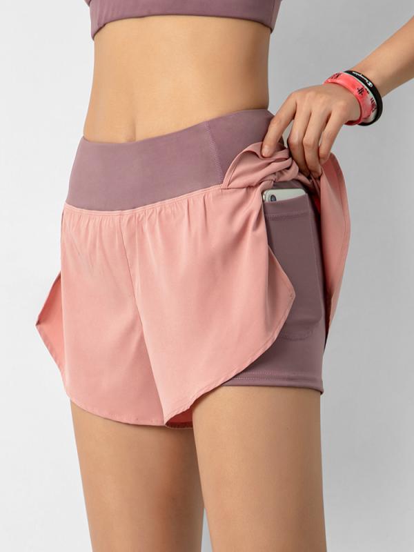 フィットネス ウェア レディース 夏 スポーツ ショーツ 露出防止 ランニング トレーニング フィットネ..