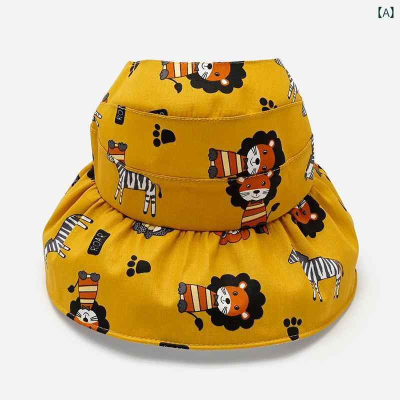 子供 幼児 帽子 つば広 夏 紫外線防止 日焼け防止 熱中症対策 かわいい キュート 通園 キッズ