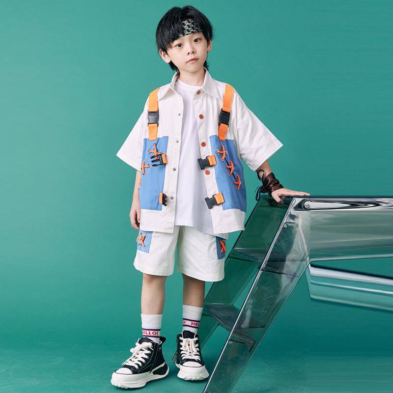 子供服 キッズ ストリート ファッション パフォーマンス 発表会 イベント 衣装 コ...