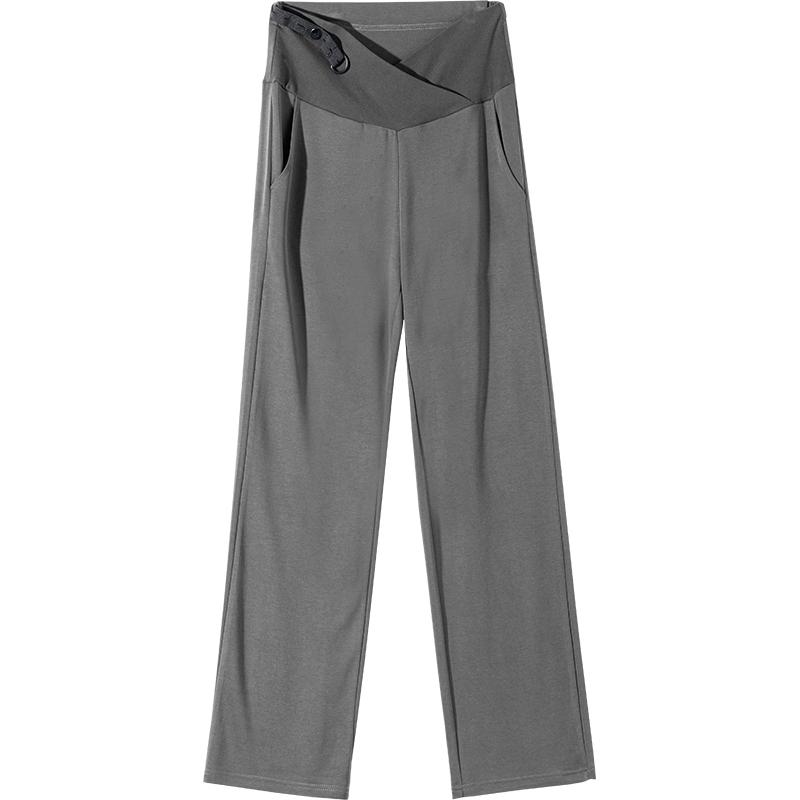 マタニティパンツ 薄手 カジュアル キュプラ ゆったり ワイドパンツ 妊娠初期 夏 ストレートパンツ 妊婦 腹部サポート ロング