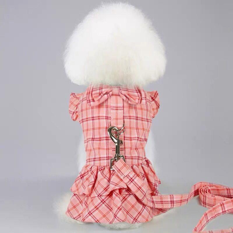 ペットグッズ 犬 ウェア 犬猫服 服 かわいい ベスト リード 薄手 室内 散歩 外出 ルーム 室外 夏 小型