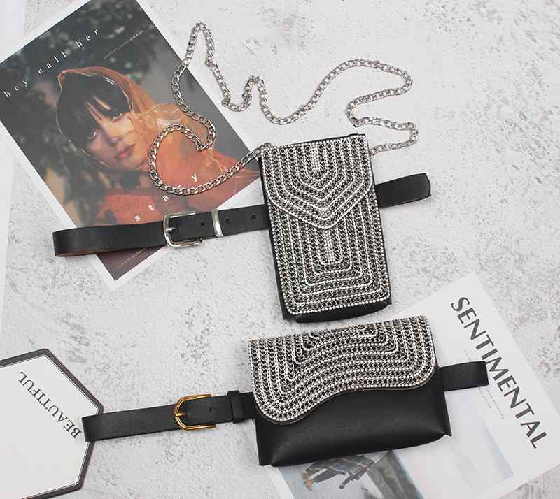 ベルト バッグ レディース 夏 バッグ ファッション チェーン 小さめ スクエアバッグ 明るい クロス ボ..