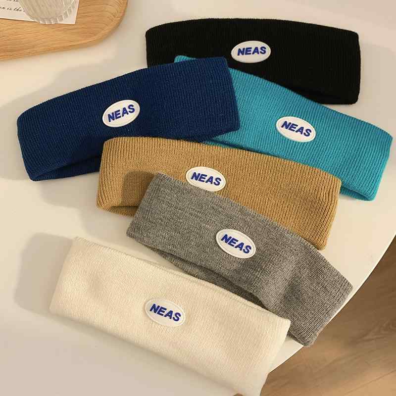 レター ニット ヘッドバンド レディース 夏 吸汗性 ランニング ヨガ フィットネス 制汗 ベルト アウタ..