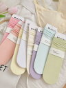 レディース シンプル ソックス 綿 夏 薄手 靴下 通気性 学生 パイルソックス 吸湿発散性 ソフト レース カラフル ファッション