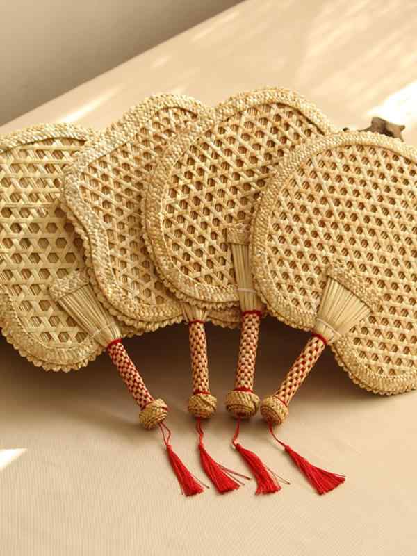 団扇 扇 ファン 麦わら 手織り 家庭 レトロ 夏 子供 おしゃれ シンプル かわいい ナチュラル 中国 房