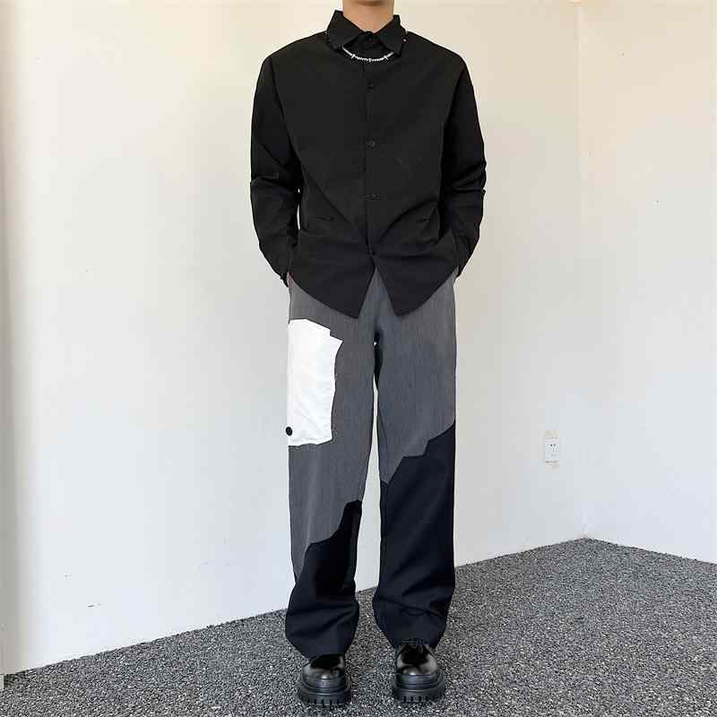 ロングパンツ オーバーオール ストレートレッグ ポケット レジャー オールシーズン 中腰 メンズ 春夏 カジュアル