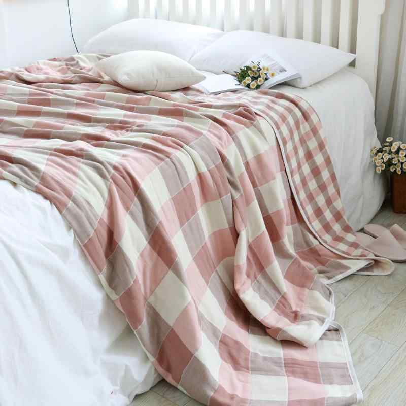 Cotton Blankets - タオルケット 綿 ガーゼタオルケット 春夏秋 シングル 涼しい キルト コットン シンプル モダン