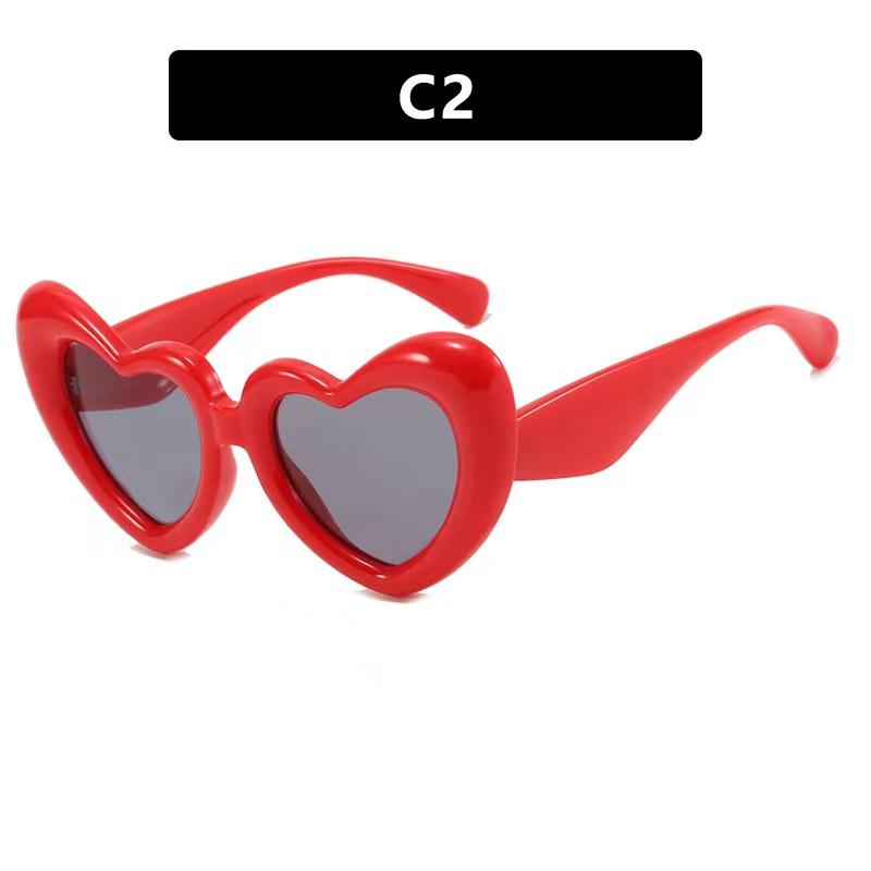 サングラス かっこいい カラフル スイート クール ガール キュート ハート イン インフレータブル パン..