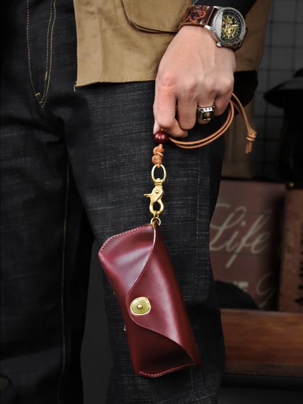 眼鏡ケース サングラスケース オイルワックス 牛革 レザー クール スタイリッシュ