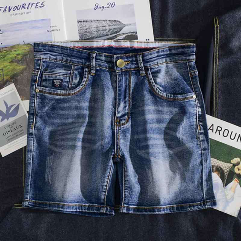 カジュアル ウォッシュド加工 デニム メンズ 短パン 短め 夏 ストレッチ