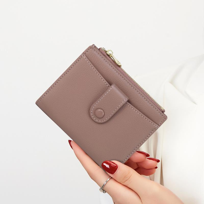 財布 牛革 ショート 二つ折り カードスロット レディース ファッション 大容量 小銭入れ 紙幣 収納力 ..