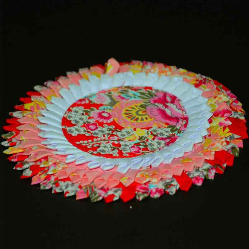 コースター テーット ホームデコ アクセサリー エスニック モダン おしゃれ インテリア アジアン 丸い パッチワーク ダイニング キッチン シンプル