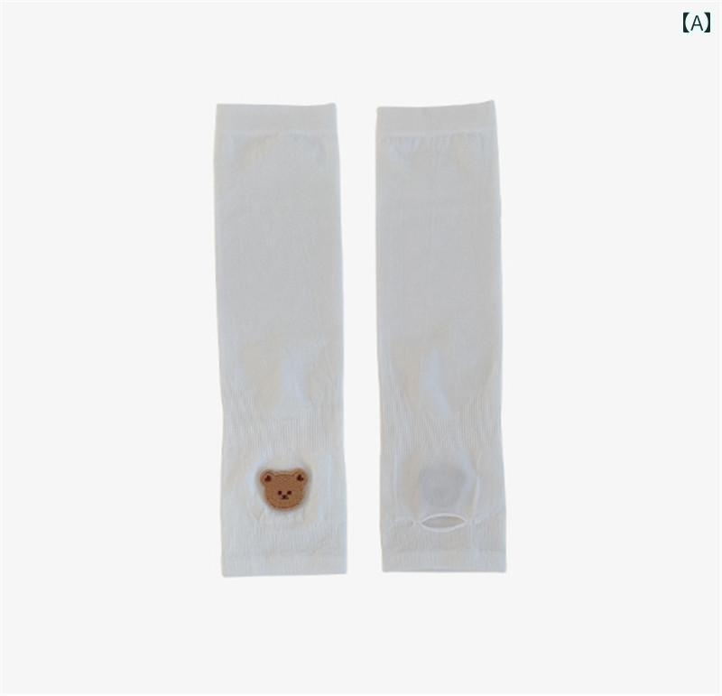 アームカバー 日焼け対策 日焼け防止 レジャー アウトドア スポーツ 野外 キッズ 子供 ひんやり 涼しい 快適 韓国