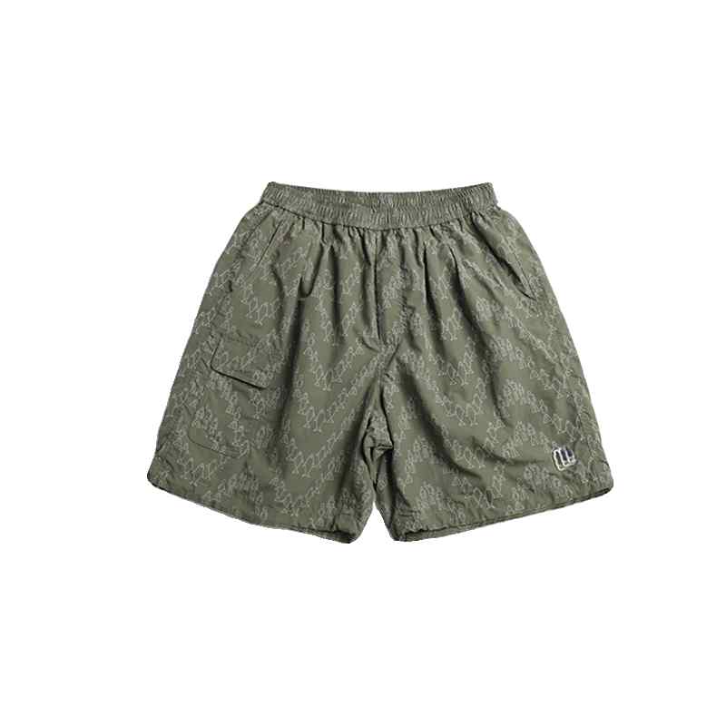 Rakuten - メンズ ファッション ズボン パンツ ショーツ レトロ ゆったり ワイド ショート ボトムス 速乾 レッグ カジュアル メンズ 夏