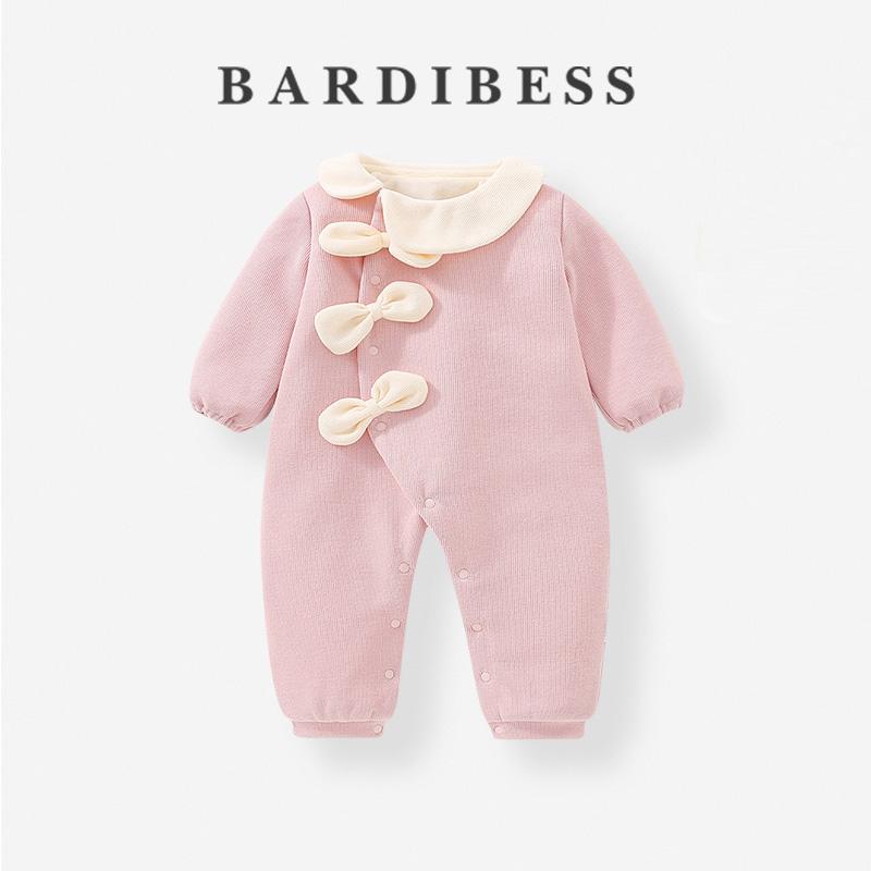 ベビー ロンパース ジャンプスーツ カバーオール 赤ちゃん品 おしゃれ ファッション ワンピース 女の子 かわいい プリンセス お祝い 新生児 春秋 外出着 女の子 長袖