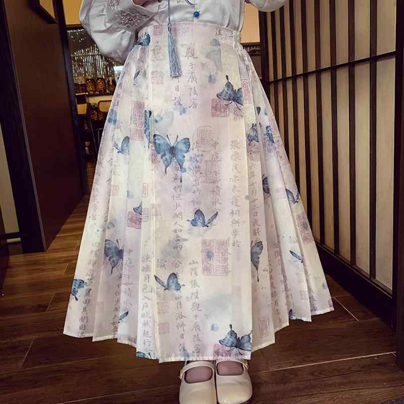 スカート チャイナ風 シンプル カジュアル かわいい キッズ 幼児 子供 キッズファッション 子供服 女の子 春