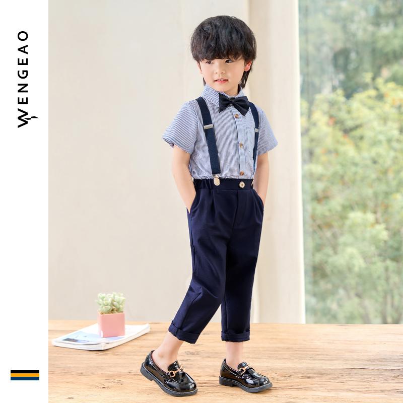 スーツ キッズ 子供 おしゃれ ファッション ドレス 春夏 韓国 ストライプ セット 男の子 写真撮影 パフォーマンス ボーイズ アカデミック