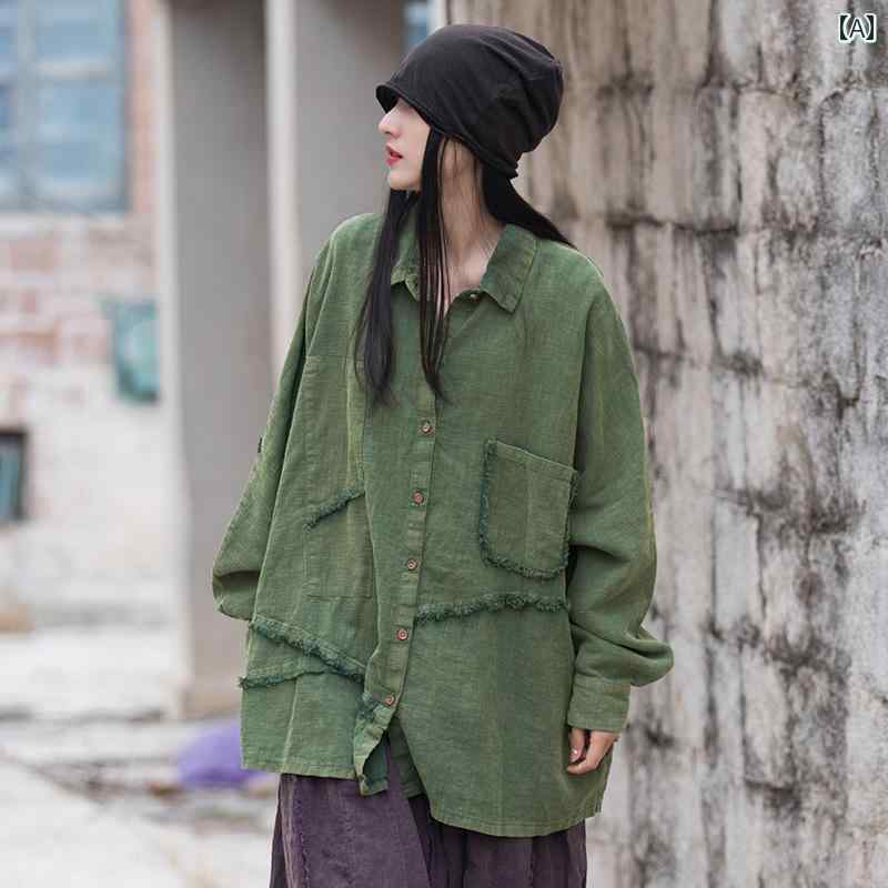 瞑想服 レディース レディース 婦人服 トップス シャツ パンツ ボトムス チャイナ風 レトロ セットアップ セットアップ 春夏