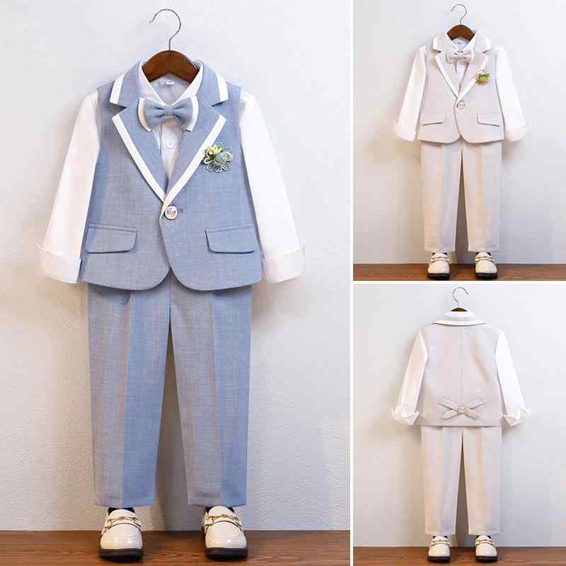 キッズ フォーマルスーツ 結婚式 七五三 発表会 おしゃれ 男の子 スーツ 春夏 子供 ブリティッシュ パフォーマンス パーティー オールシーズン通 さわやか