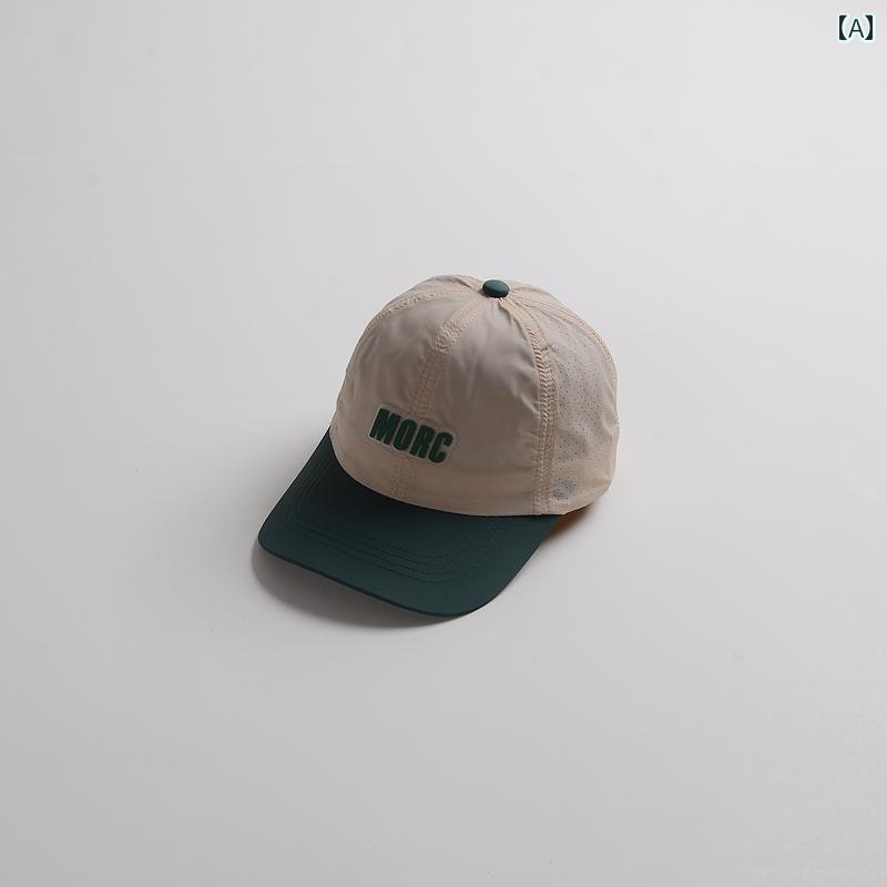 ベースボール キャップ カジュアル ベビー帽子 幼児 帽子 キャップ ハット 春夏 日焼け防止 通気性 か..