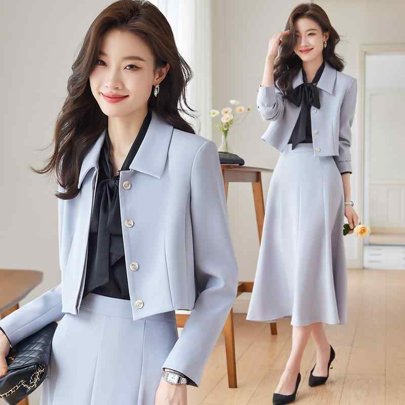 スカート スーツ 大人 かわいい カジュアル 入学式 参観日 レディース 婦人服 ジャケット スカート エレガント パーティー フォーマル 秋 薄手