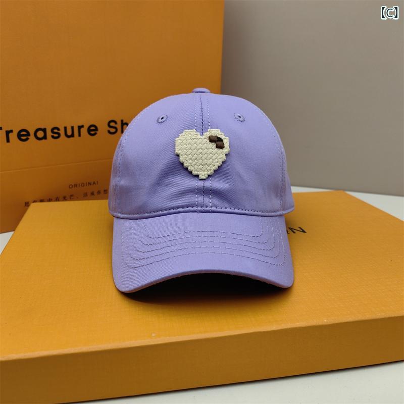 キッズ ベースボール キャップ 日除け 子供 帽子 春秋 夏 薄手 キャップ 小学生 日焼け防止 ハート 親子 男の子 女の子 韓国 かわいい おしゃれ