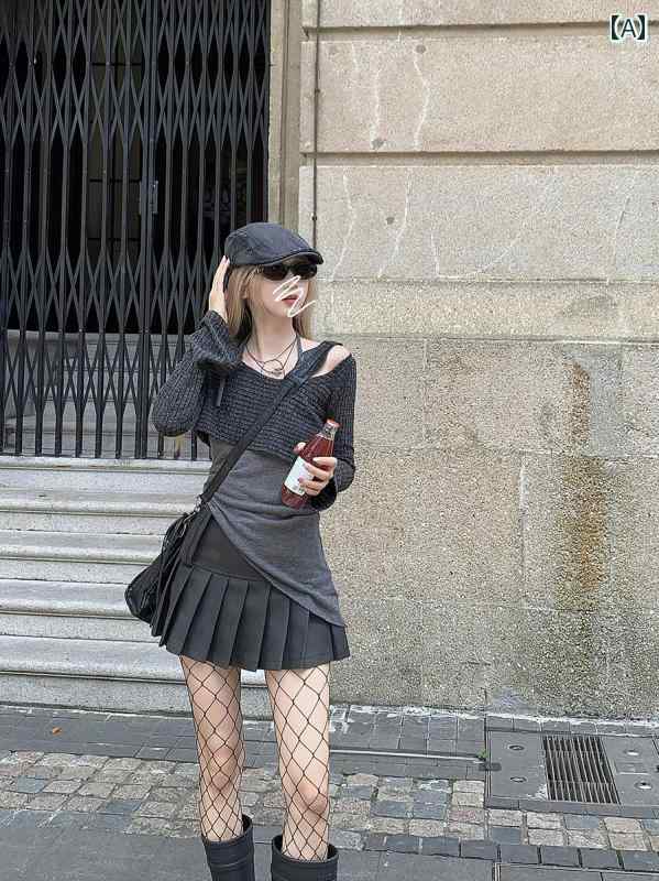 ショートジャケット Tシャツ レザーミニスカート セットアップ 長袖 春 クール アーバン スタイリッシュ レディース