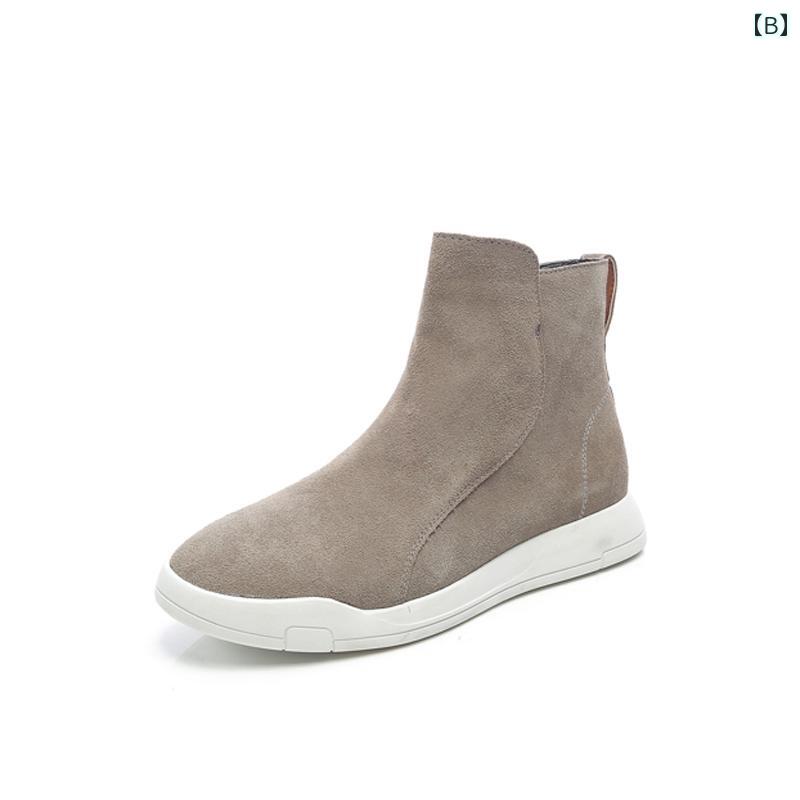 ショートブーツ 春秋 カジュアル 紳士靴 中国 レトロ ブーツ メンズブーツ ショート シューズ ハイカット スニーカー ジッパー