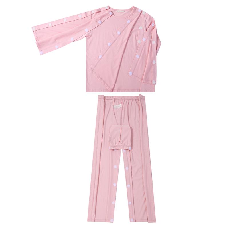 介護 パジャマ 春秋 下着 セット ルームウェア ナイトウェア 看護 リハビリ シニア シンプル 薄手 パジャマ