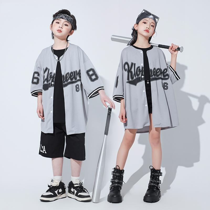 子供服 女の子 男の子 シャツ Tシャツ ショートパンツ コスチューム バンド ダンス ヒップホップ ストリート系 パフォーマンス 衣装 クール かっこいい キッズ