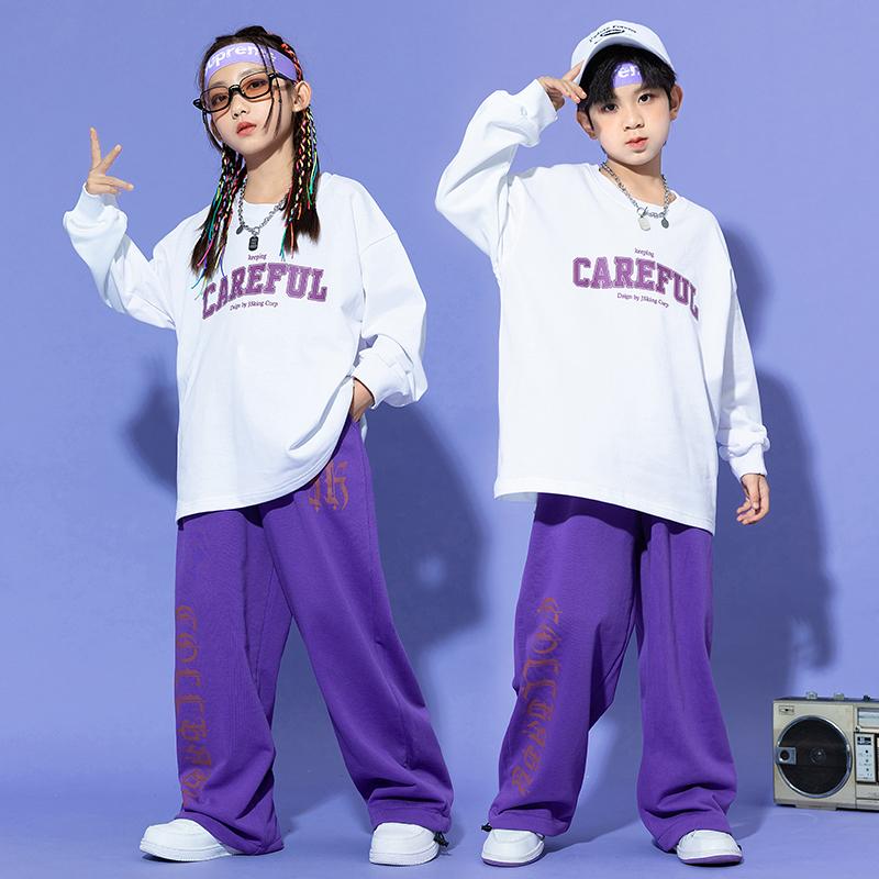 子供服 女の子 男の子 スウェットスーツ スウェットパンツ コスチューム バンド ダンス ヒップホップ ..