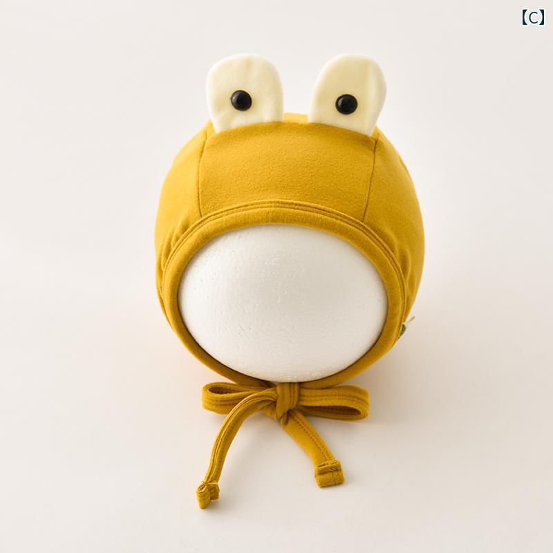 春秋冬 男の子 女の子 ベビー 帽子 かわいい 新生児 キャップ 耳保護 柔らかい 幼...