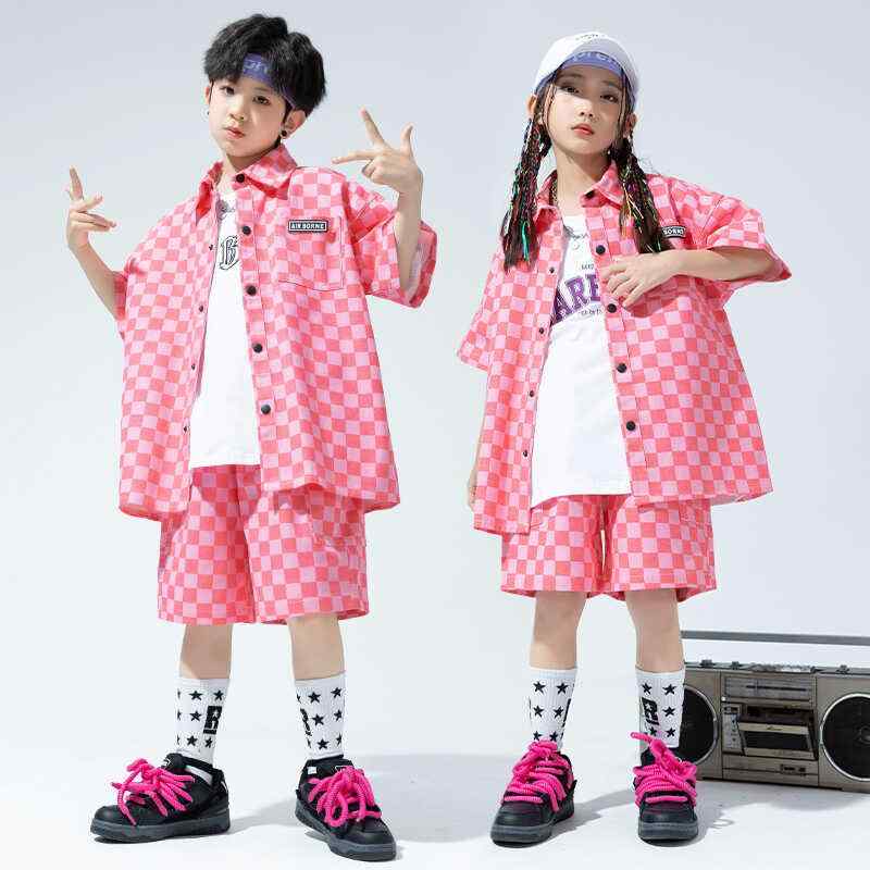 子供服 女の子 男の子 スーツ ショートパンツ 夏 コスチューム バンド ダンス ヒップホップ ストリート系 パフォーマンス 衣装 セットアップ クール かっこいい キッズ