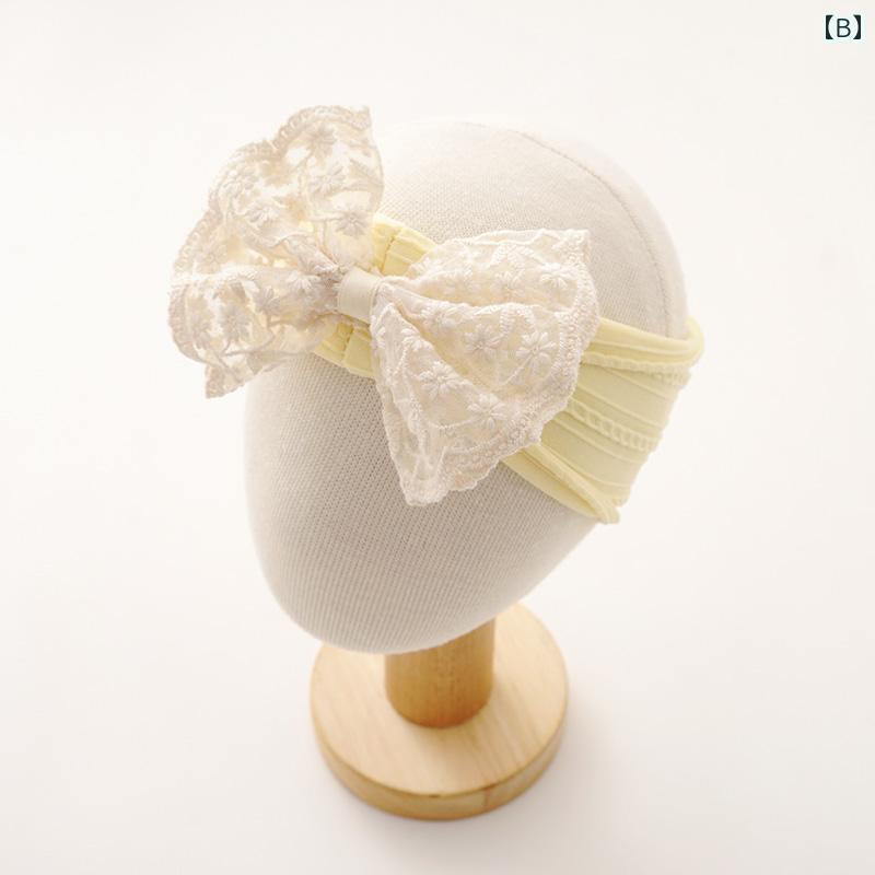 ヘッドバンド リボン ベビー 赤ちゃん かわいい 髪飾り フォト撮影 韓国 女の子 プ...