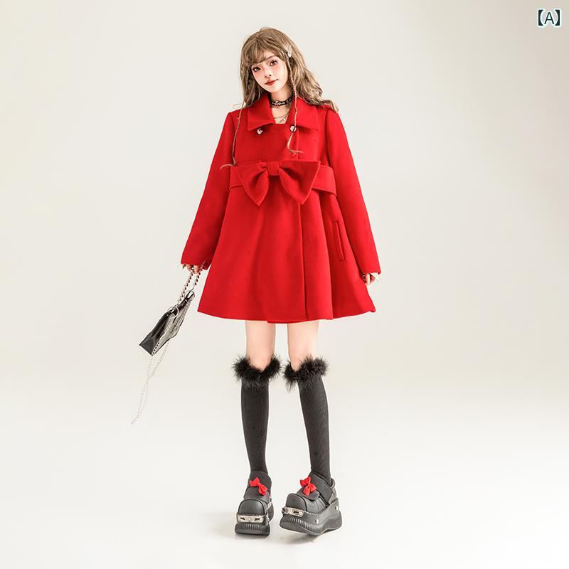 楽天市場】リボン 赤（コート・ジャケット｜レディースファッション