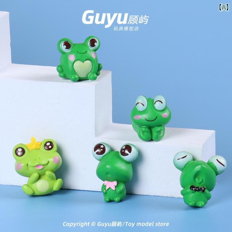ミニチュア かわいい 小さめ カエル 小さめ 動物 装飾品 マイクロ 風景 水槽 造園 アクセサリー 啓発 コレクション キッズ 玩具 おもちゃ