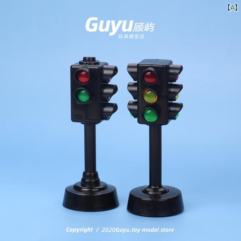 ミニチュア 信号機 交通 シーン 静 装飾品 マイクロ ランドスケープ キッズ 玩具 おもちゃ 認知 ドールハウス リアル感 小道具