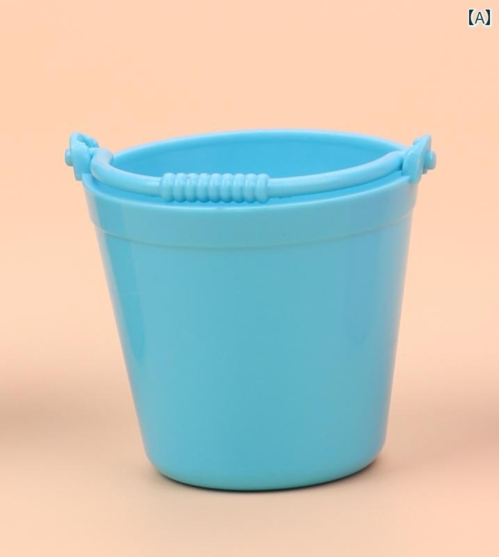 ミニチュア ミニ シミュレーション 小さめ バケツ シーン 装飾品 マイクロ ランドスケープガーデン キッズ 玩具 おもちゃ ドールハウス 模倣 アクセサリー 小道具
