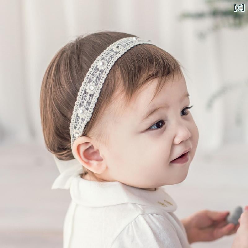 リボン ベビー かわいい ヘアバンド 髪飾り 韓国 ヘッド バンド 女の子 ヘッド バ...