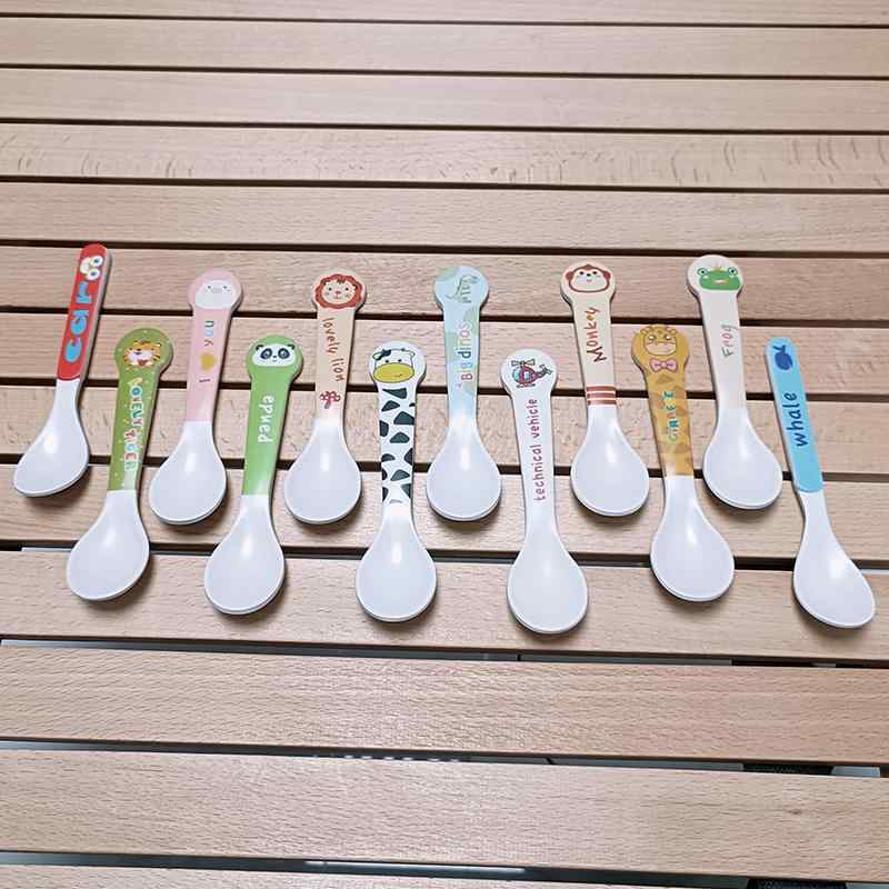 子供 フォーク スプーン かわいい 耐久性 耐熱 家庭 メンズ レディース 離乳食 赤ちゃん カトラリー