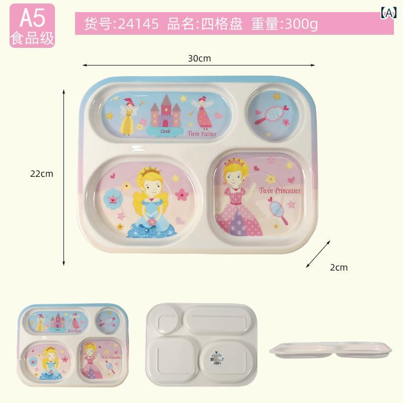 食器 キッズ 子供 プリンセス 耐衝撃 ベビー ボウル ディナー プレート 落下 火傷防止 レンジ使可 蓋 掴みやい 2
