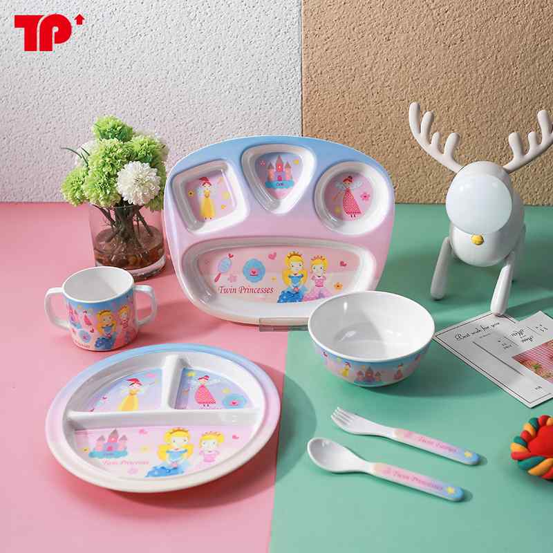 食器 キッズ セパレート プレート プリンセス ガール 食洗機 ベビー ボウル 食事 落下防止 子供 食べや..