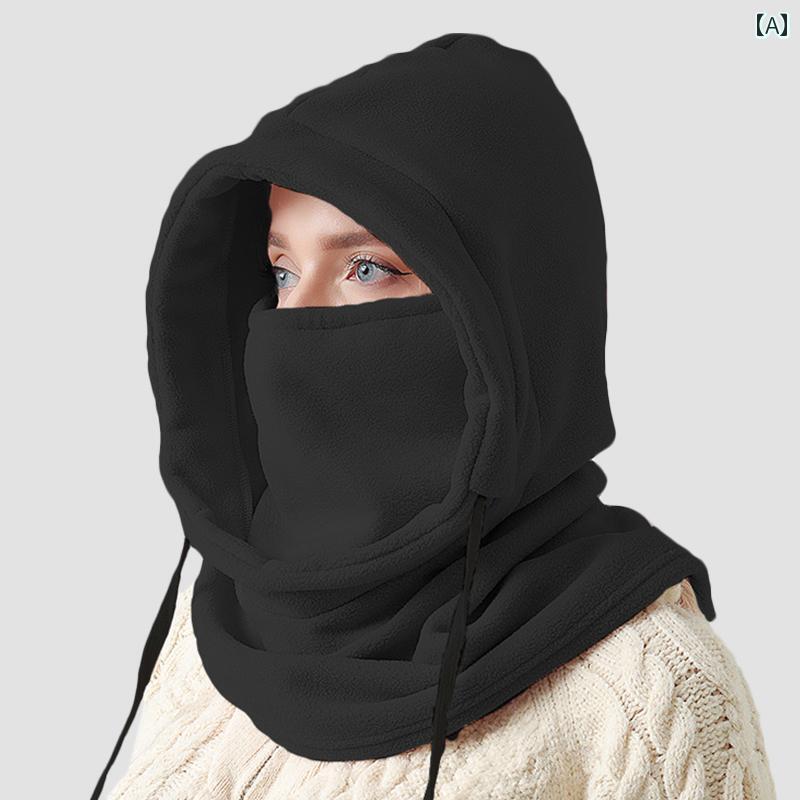 フード ネックウォーマー 一体型 防風 防寒 厚手 暖かい メンズ レディース プルオーバー 冬